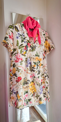 Blusenkleid Tropenprint