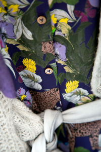 Bluse mit floralem Muster bei Ingrid Cramer