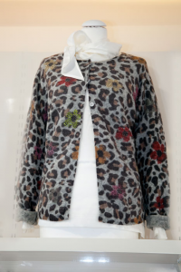 Winterjacke mit Junglebookprint